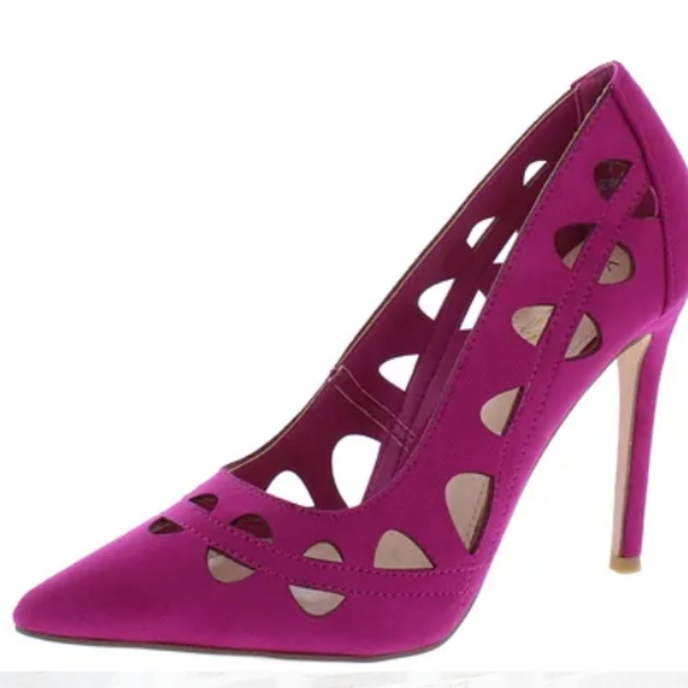 Fuchsia Cutout Arina Heels